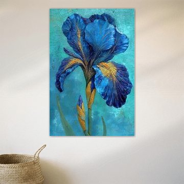 Blue Iris – Turquoise Field