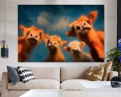 Example of the artwork in a room