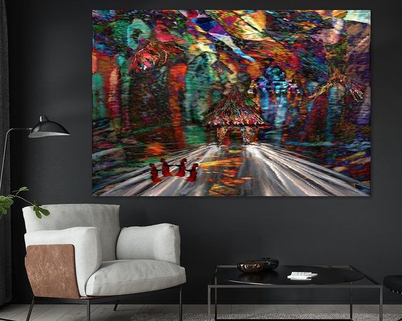Example of the artwork in a room