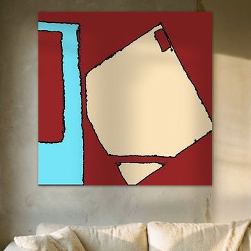 Abstrakte Gedanken / minimalistische Formen 02 von Kerstin Franz