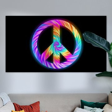 Artistic peace symbol by TheXclusive Art