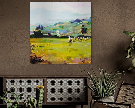 Example of the artwork in a room