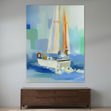 Segelboot von Jenny Westenhofer