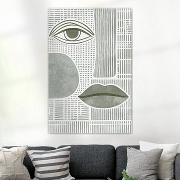 Abstrakte geometrische Gesichter von Bert Nijholt