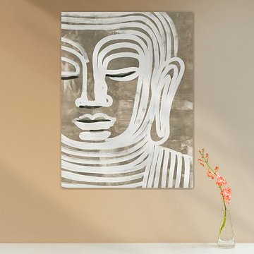 Meditative Ruhe in Linien