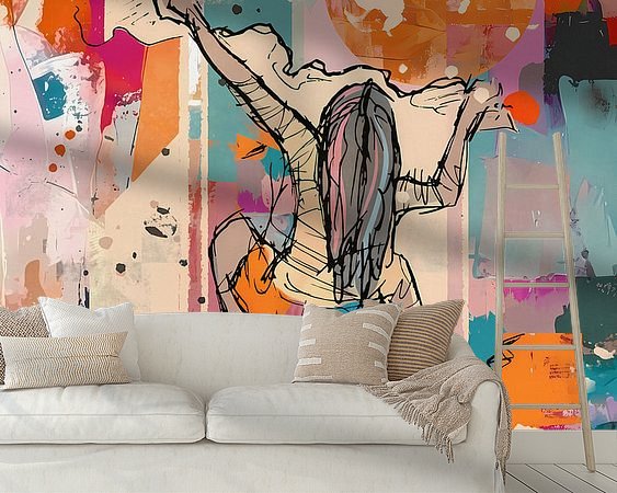 Example of the artwork in a room