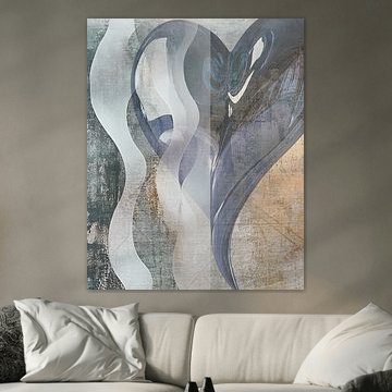 Abstract Heart, Modern and Understated by Wilma Mesman