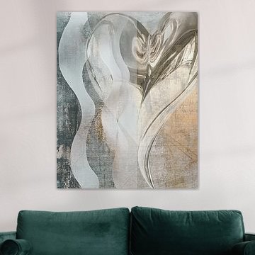 Heart in Contemporary Abstract Style by Wilma Mesman