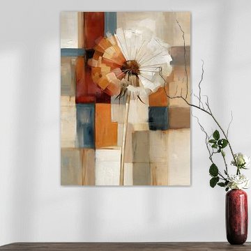 Feurige Blumenabstraktion von Imagine