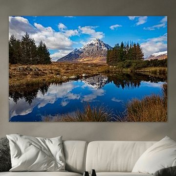Buachaille Etive Mor, Lochaber, Écosse, Highlands écossais, Royaume-Uni sur Arch White