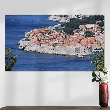 Blick auf Dubrovnik von Erik Buitenhuis
