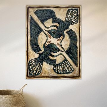 Intertwined Folk Birds sur HUGO