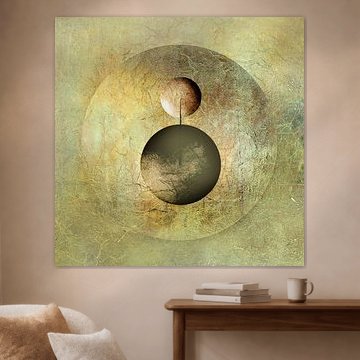 Minimalisme. Or et cercles.