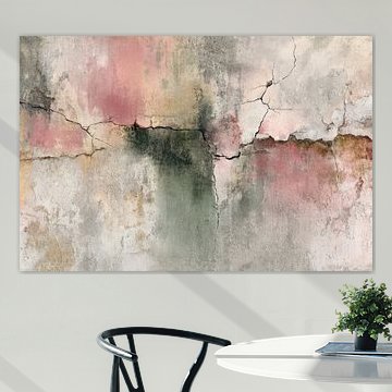 Weathered Rose – Delicate Pastel Painting