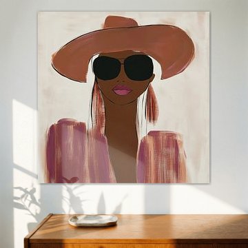 Western Muse – portrait of a female cowboy by Bianca ter Riet
