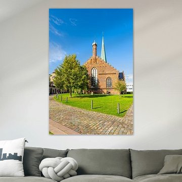 Blick auf die Liebfrauenkirche in Nyborg, Dänemark