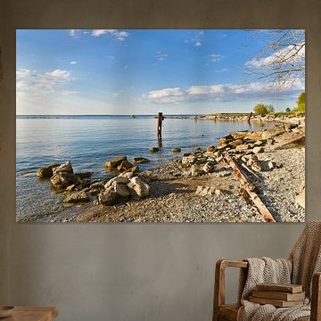 Kleine Meeresbucht an der Ostsee in Tallinn