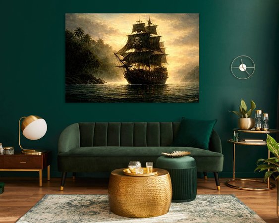 Example of the artwork in a room