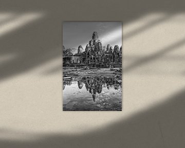 ANGKOR WAT, CAMBODIA, DECEMBER 5 2015 - Ruines van de Bayon tempel in Angkor Wat te Cambodja. One2ex von Wout Kok