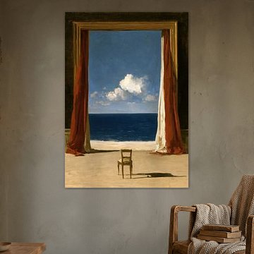 Französisches Fenster am Meer