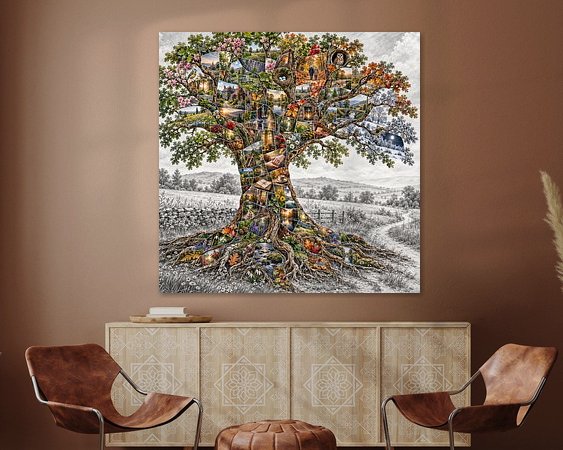 Example of the artwork in a room