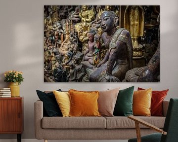Afbeeldingen van Budha van Wout Kok