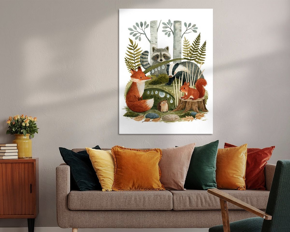 Example of the artwork in a room
