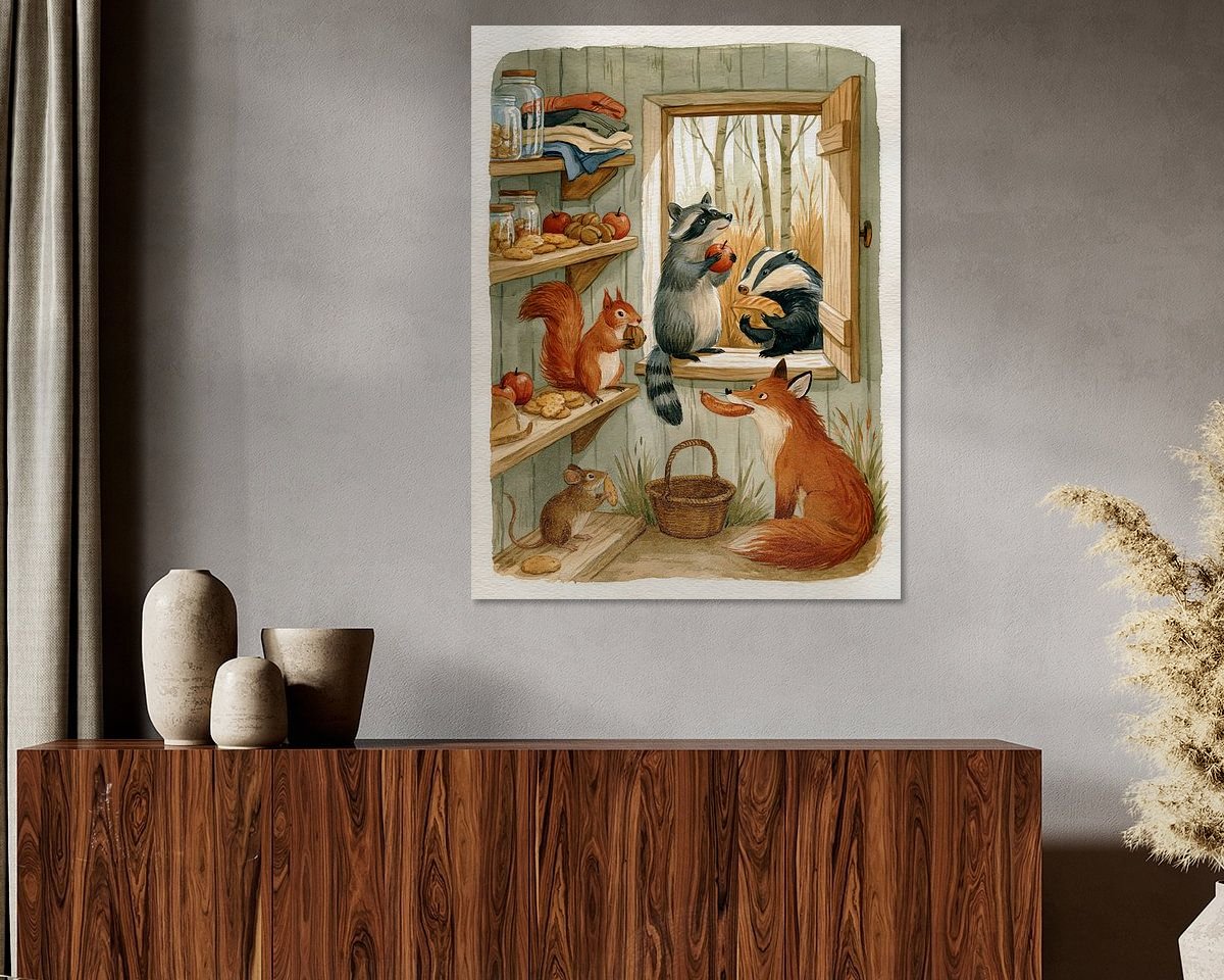 Example of the artwork in a room