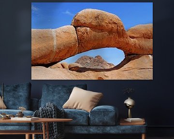 Rock Arch at the Spitzkoppe, Namibia by W. Woyke