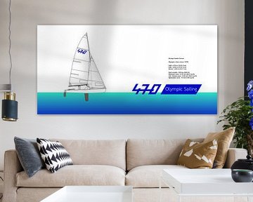 470 Olympic Sailing by Jan Brons
