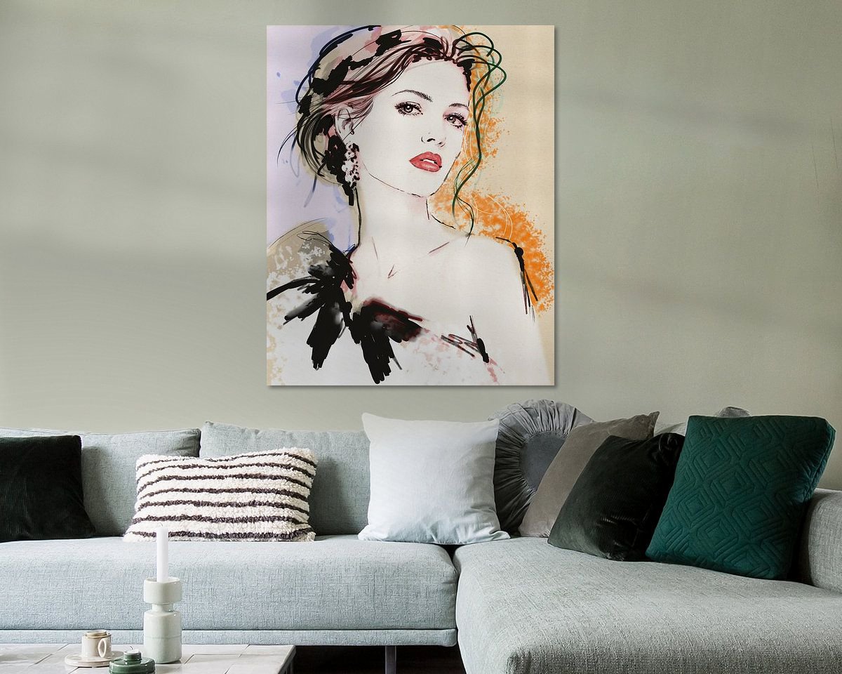 Example of the artwork in a room