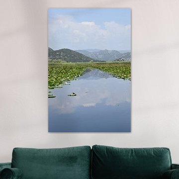 Cruise route on Lake Shkodër by Erik Buitenhuis