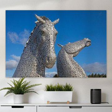 The Kelpies, The Helix Ecopark, Falkirk, Scotland, UK 