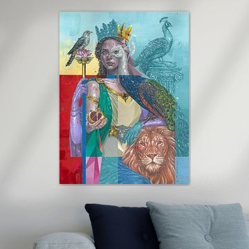 Greek Goddess Hera Painting – The Queen of Olympus by Gallery Hoppenbrouwers