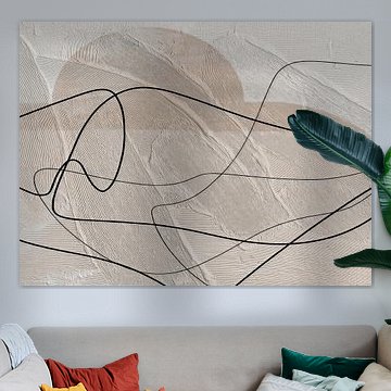 Ruhe und Schlichtheit im skandinavischen Design mit fließenden Linien von Studio Pieternel