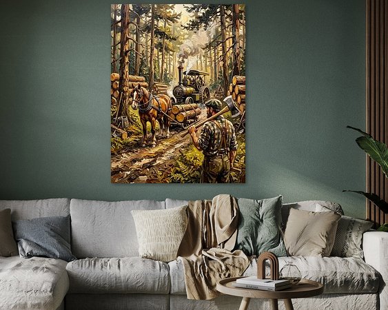 Example of the artwork in a room