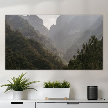 Die nebligen Berge Chinas
