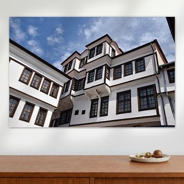 Typische Häuser in Ohrid von Erik Buitenhuis