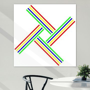 No Crossing | 4T | S=2 | Color=4 | RGBY | Center=Green von Gerhard Haberern