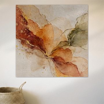 Layers of Nature – Autumn blooms in alcohol ink // Botanical Brilliance 2026 Autumn Edition