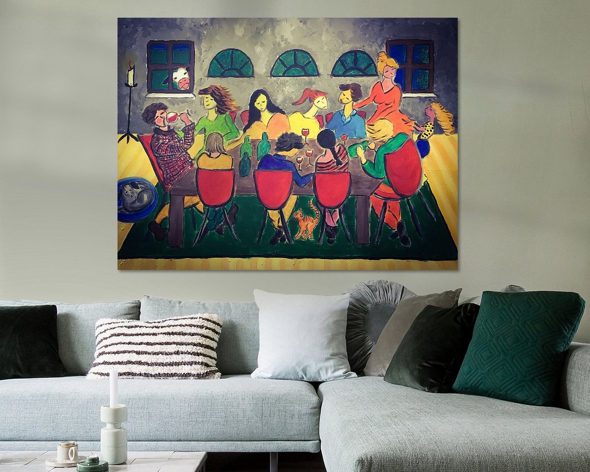 Example of the artwork in a room