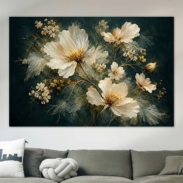 Bloemen met Gouden Accenten