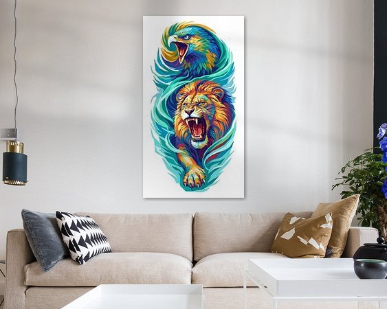 Example of the artwork in a room
