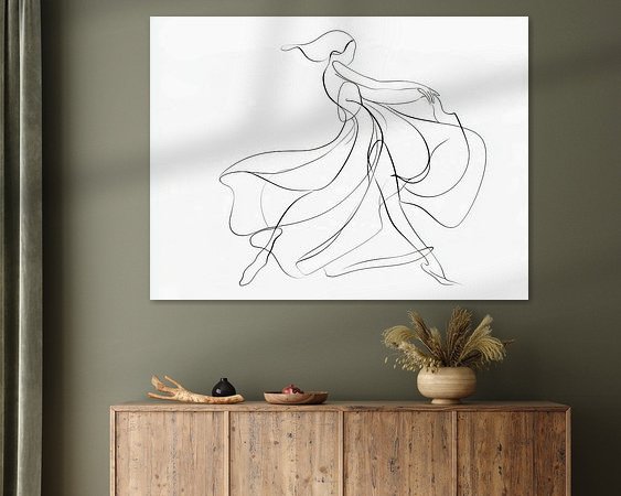 Example of the artwork in a room