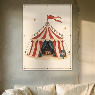 The Little Circus Tent at Dusk