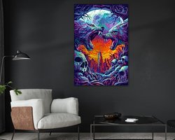 Example of the artwork in a room