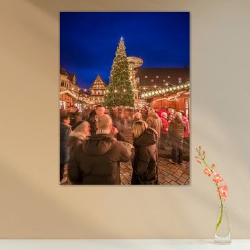 Quedlinburg - Weihnachtsmarkt zur Blauen Stunde