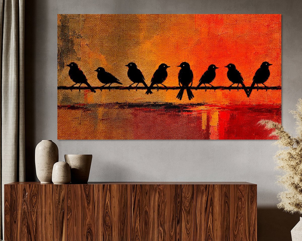 Example of the artwork in a room