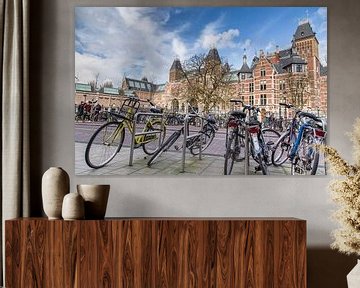 de fietsen van het Rijksmuseum  van Peter van Rooij