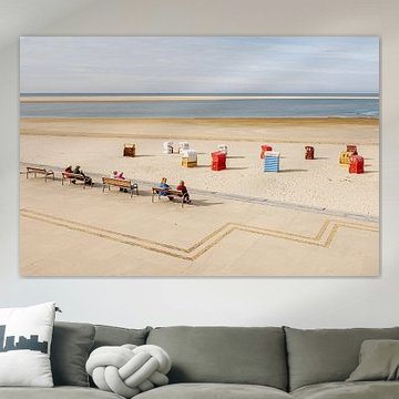 Strand von Borkum (DE) von Antje Verleg-Dijk